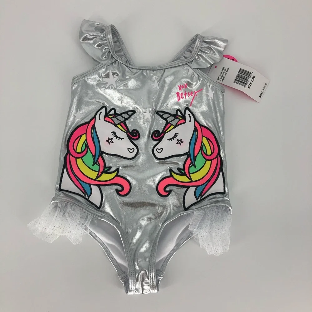 BETSEY‎ JOHNSON One Piece Unicorn Swimsuit